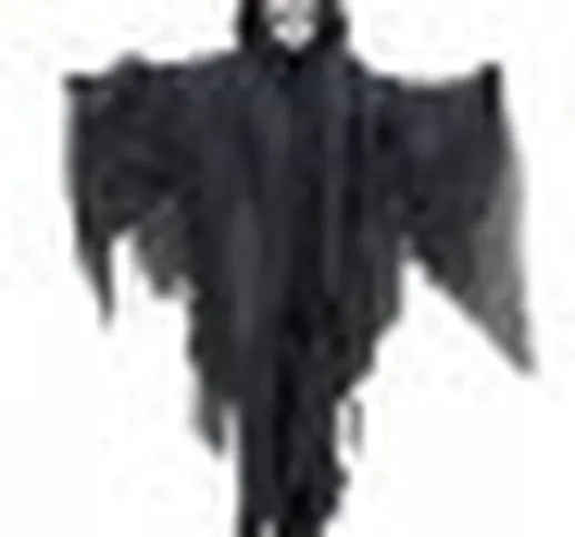 Decorazione per Halloween scheletro volante 90 cm