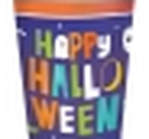 16 Bicchieri in cartone Halloween family 250 ml