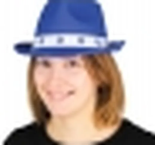 Cappello Bar Mitzvah blu adulto