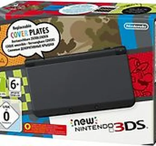 New  3DS nero [con cover decorative]