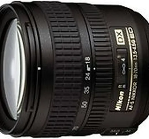  AF-S DX NIKKOR 18-70 mm F3.5-4.5 ED G IF 67 mm Obiettivo (compatible con  F) nero