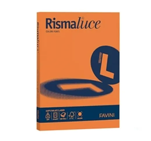 Carta Rismaluce  - A3 90 g/mq - arancio  - 300 fogli