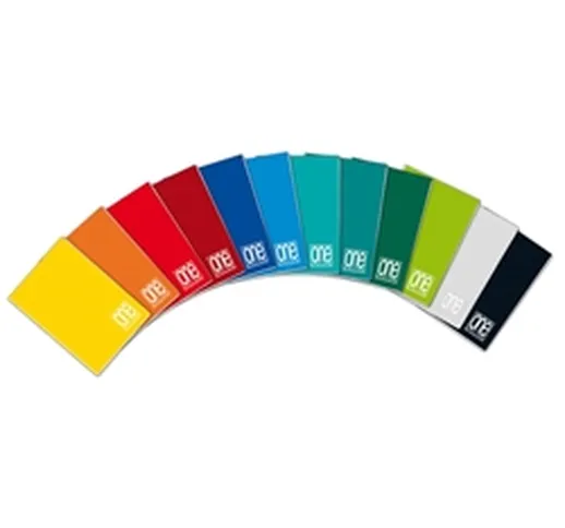 Quaderni A5 One Color  - quadretti 4 mm – 40 ff – conf 10
