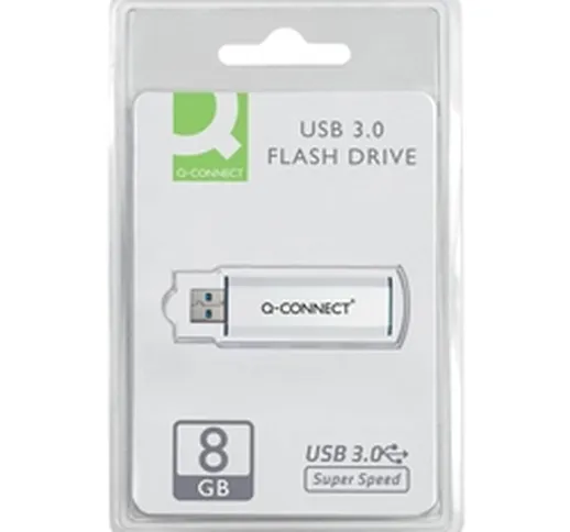 Flash Drive  Memoria USB portatile 3.0 argento/nero 8 GB