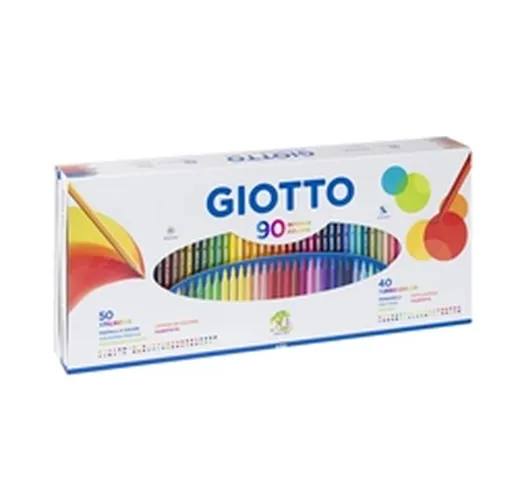 Matite colorate Stilnovo + pennarelli Turbo Color GIOTTO ass-conf. 90