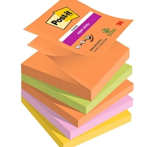 Foglietti  Super Sticky Z-Notes Boost-76x76 mm-90 ff-conf. 6