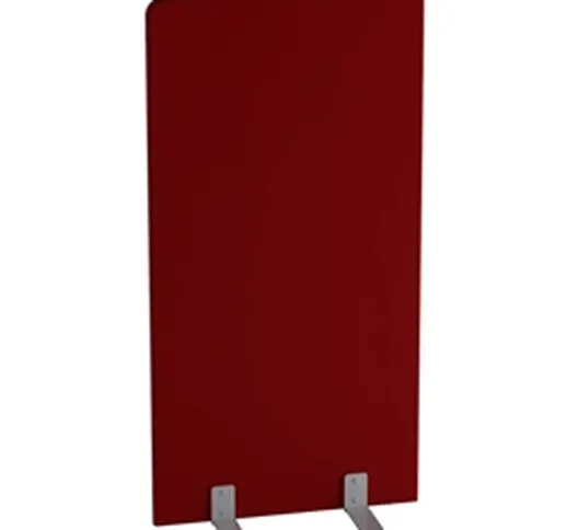Pannello acustico  similpelle ignifuga 100x160 cm rosso