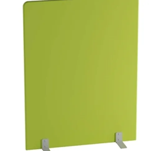Pannello acustico  similpelle ignifuga 120x160 cm verde lime