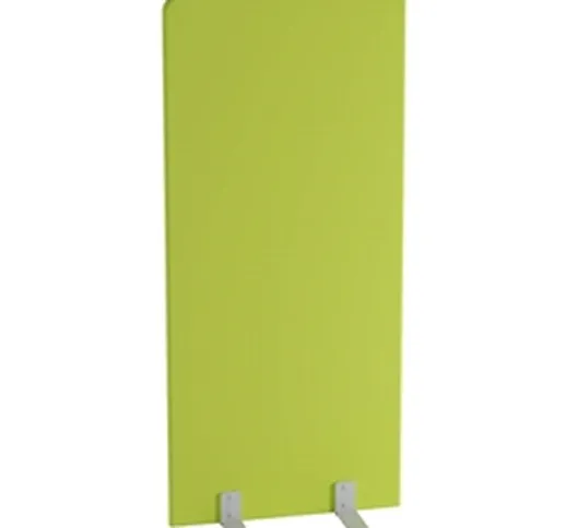 Pannello acustico  similpelle ignifuga 80x180 cm verde lime