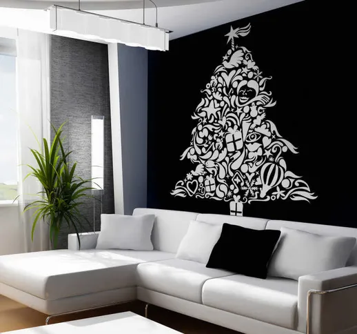 Sticker decorativo albero natalizio 2