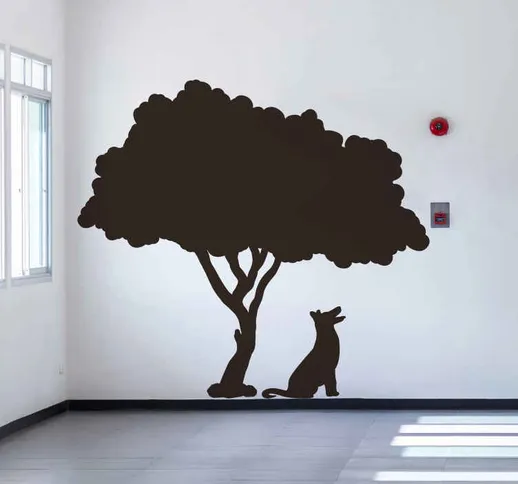 Sticker albero Albero con i cani