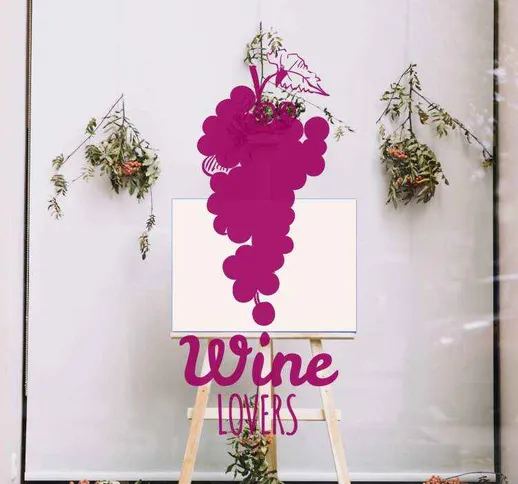Adesivo per vetro Amanti del vino