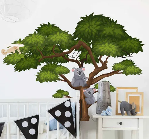 Sticker albero Koala e alberi