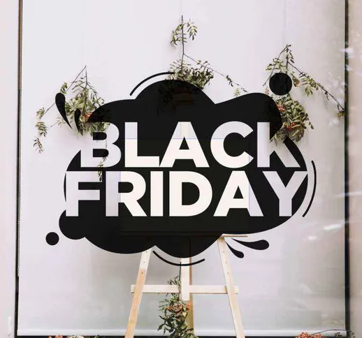 adesivo black friday Schizzi di vernice del black friday