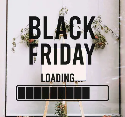 Adesivo per vetro Caricamento black friday