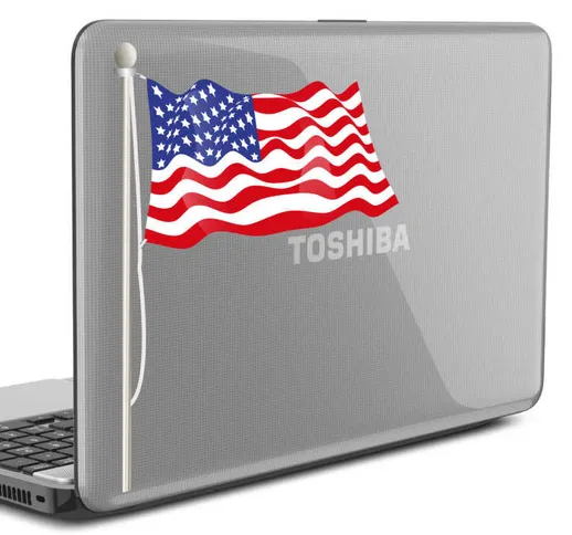 Skin adesiva portatile bandiera USA