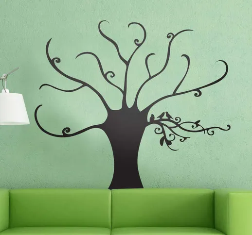 Wall sticker silhouette albero