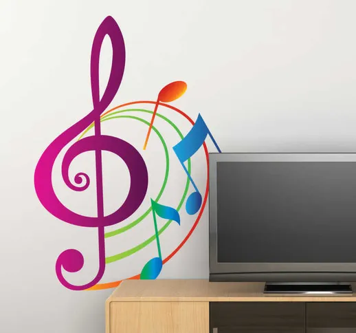 Sticker decorativo musica 70