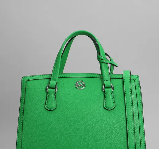 Borsa a mano Chantal in Pelle Verde