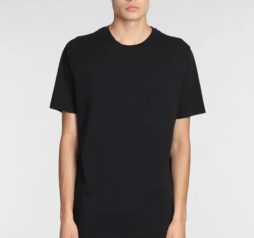 T-Shirt New Jersey in Cotone Nero