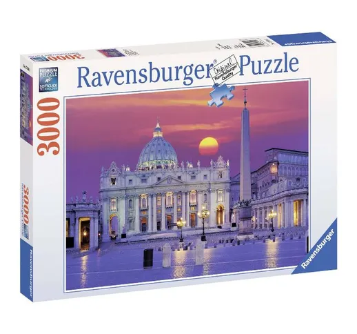 "RAVENSBURGER Puzzle 3000 Pezzi Basilica Di San Pietro Puzzle Giocattolo 560"