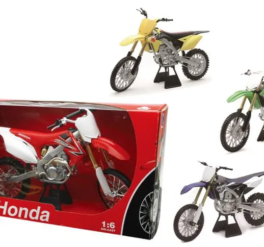 "NEW-RAY Moto Cross 1/6, 1 Modellino Assortito "