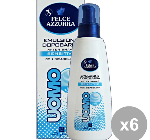 "FELCE AZZURRA Set 6  D-Barba Emulsione Sensitive 100 Ml Profumi"