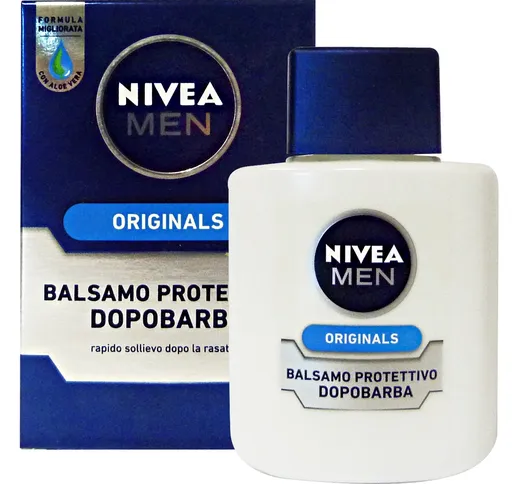 "NIVEA Dopobarba Balsamo Original Prot.100 Ml 81300 Prodotto Per La Rasatura Uomo"