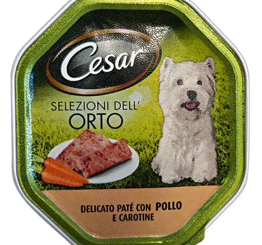 "CESAR 150 gr. umido patâ??Â¿ pollo/carote - Cibo per cani"