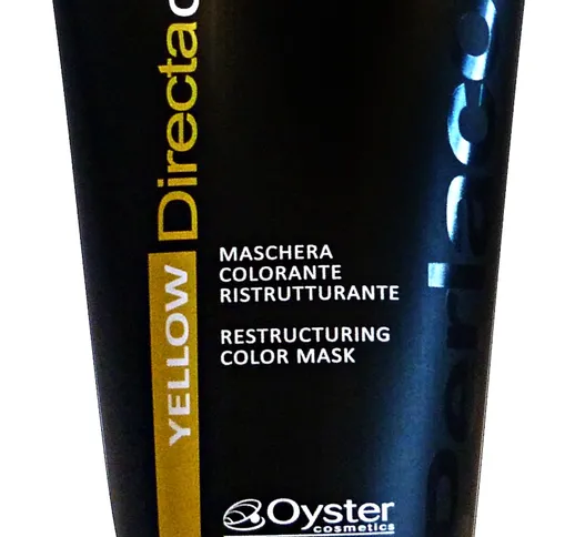 "OYSTER Directa Crazy Professionale Maschera Ristrutturante Colorante Yellow 150 Ml.  Cape...