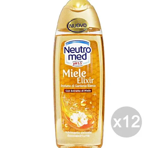 "NEUTROMED Set 12 NEUTROMED Doccia yogurt miele/vaniglia 250 ml. - doccia schiuma"