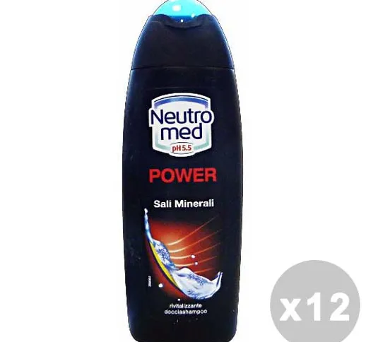 "NEUTROMED Set 12 NEUTROMED Doccia power sali minerali 250 ml. - doccia schiuma"