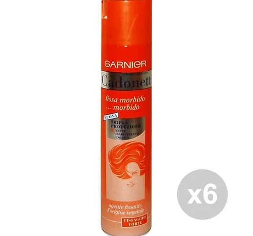 "GARNIER Set 6 Cadonett Lacca Forte 250 Ml. Prodotti Per Capelli"