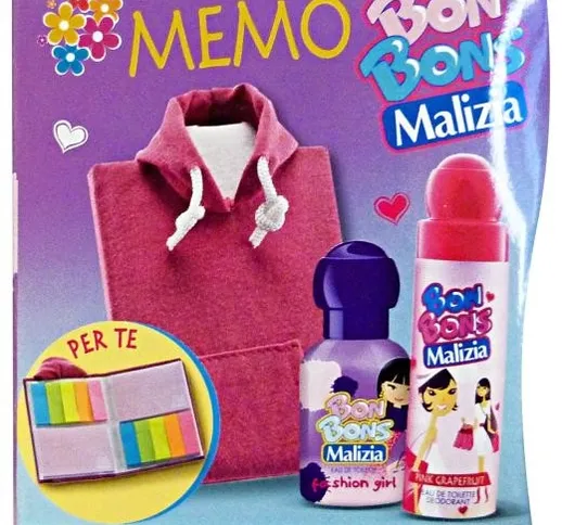 "MALIZIA Regalo Bon Bons Edt+Deo+Felpa Agenda Confezioni Regalo"