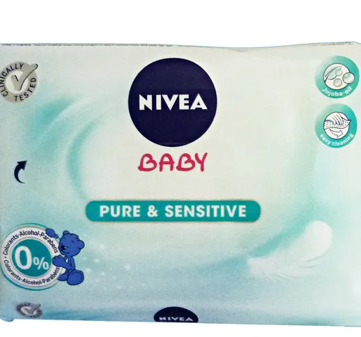 "NIVEA Salviette Baby Sensitive X 63 Pezzi Linea Bimbo"
