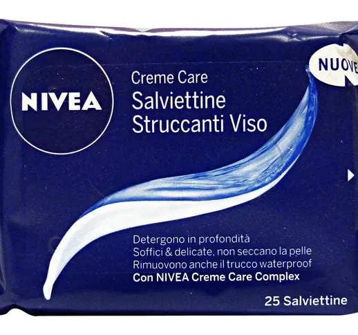 "NIVEA Salviette Struccanti Anti Creme Care X 25 Pezzi 89232 Saponi E Cosmetici"