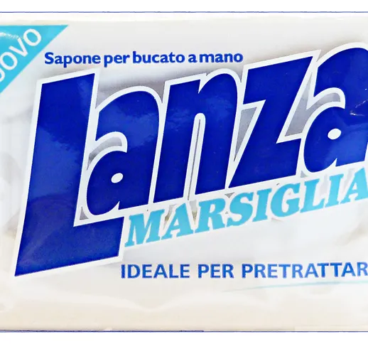 "LANZA Sapone Bucato MARSIGLIA 250 Gr. Detergenti Casa"