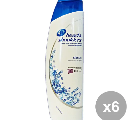 "Set 6 HEAD & SHOULDERS Shampoo Classico AntiForfora 250 Ml. Prodotti per capelli"