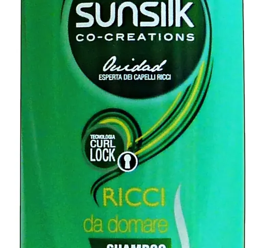 "SUNSILK Shampoo Ricci Da Domare Verde 250 Ml Prodotto Per Capelli"