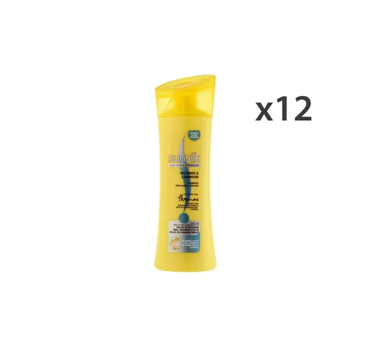 "SUNSILK Set  12 Shampoo Morbidi-Luminosi Giallo 250 Ml Prodotti Per Capelli"