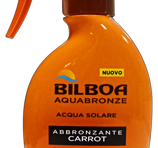 "BILBOA Acqua Abbronzante Spray CARROT 250 Ml.  Prodotti Solari"