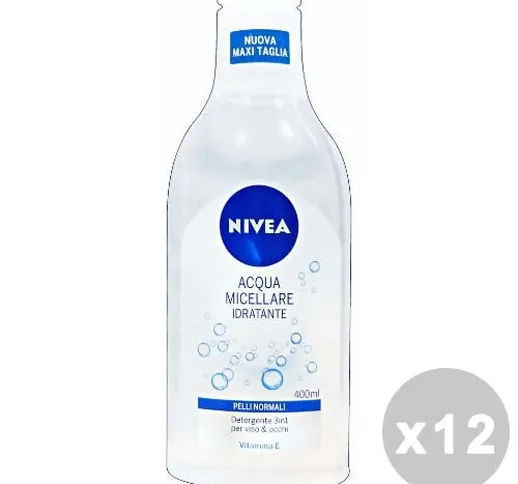 "NIVEA Set 12 NIVEA Acqua micellare 400 ml. pelli normali - cura del viso"