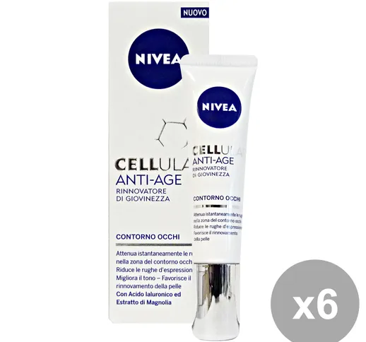 "NIVEA Set 6 Cellular Anti-Age Occhi 15 Ml. 82387 Cura Del Viso"