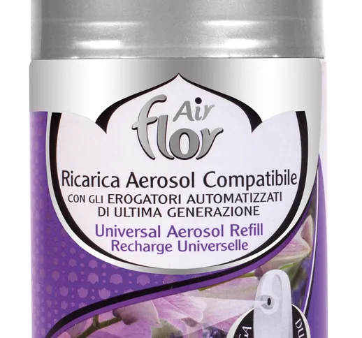 "AIR FLOR Ricarica 250 ml Lavanda e orchidea Deodorante Profumatore Ambiente"