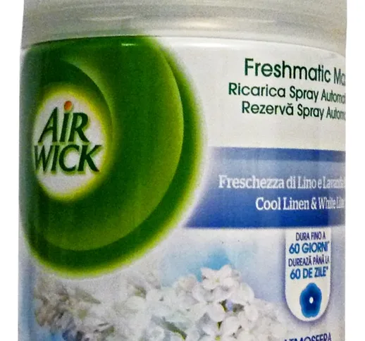 "AIR WICK Freshmatic Max Ricarica Lino e lavanda BIANCA Candele E Profumatori"