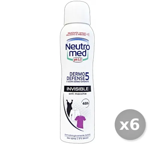 "NEUTROMED Set 6 NEUTROMED Deodorante Spray Invisible Dermo Defence 5 150 ml"