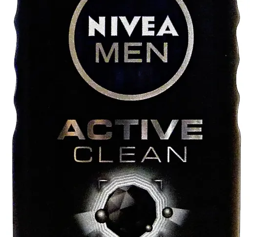 "NIVEA Doccia Uomo Active Clean 250 ml - Doccia Schiuma"