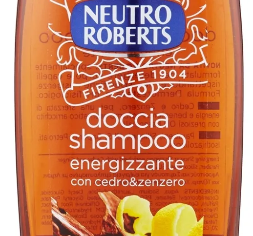 "NEUTRO ROBERTS Shampoo Energizzante Cedro Zenzero Per la Cura Dei Capelli 250 ml"