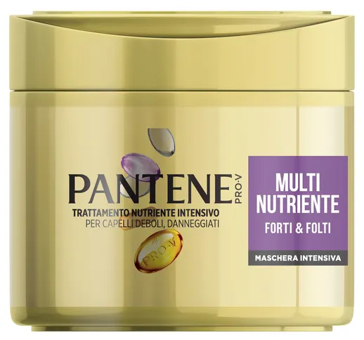 "PANTENE Maschera multinutriente vaso 300 ml prodotto per la cura dei capelli"