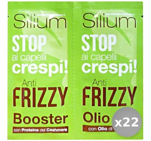"Set 22 SILIUM kit Antifrizzy Crespi Tsubaki Cashmere Monodose"